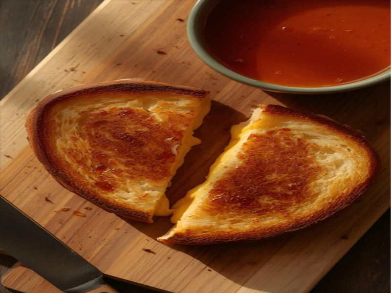 Grilled Cheese with Lactose-Free Cheddar